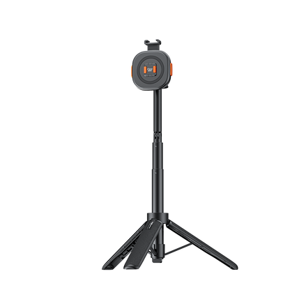 MagSafe magnetic lock mobile phone selfie stick/tripod two-in-one│with special mobile phone holder sticker