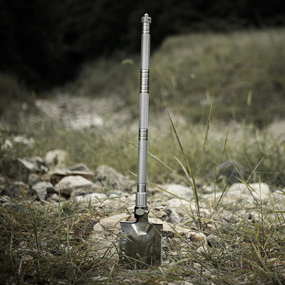 Outdoor 10-in-1 multifunctional long shovel