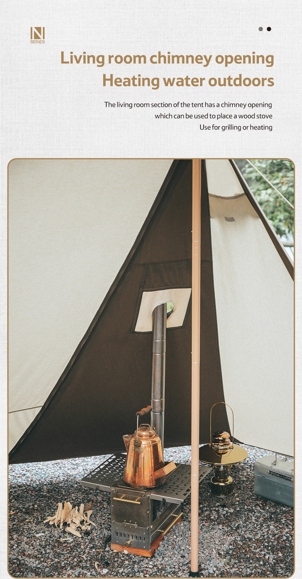 Hammurabi retro series three-person tent