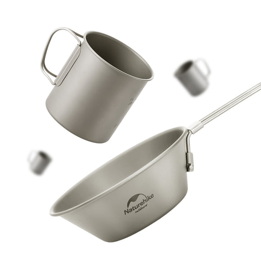 20CJ titanium alloy bowl 300ml Dual Purpose Ttitanium Bowl