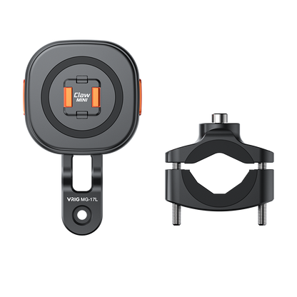 MagSafe magnetic lock two-in-one mobile phone holder for bicycle/motorcycle│with special mobile phone holder sticker