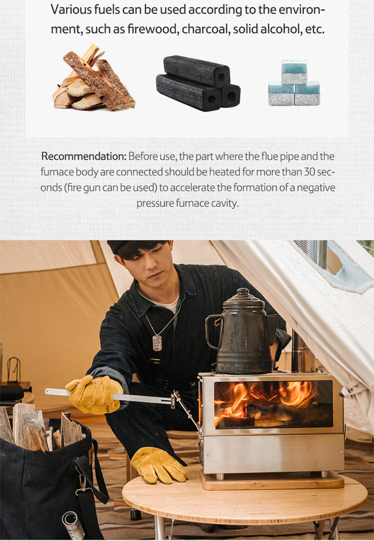 SK004 tabletop wood-fired oven 