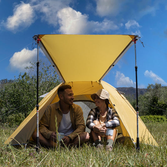 PSER 2022 210T fabric aluminum pole‧4-person tent