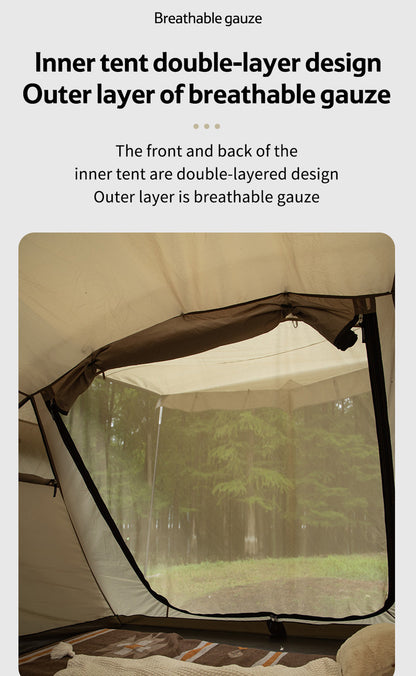 UPF50+ Aries β tunnel tent for four to six people