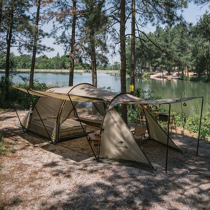 UPF50+ Aries α Tunnel Tent for 4 to 6 People