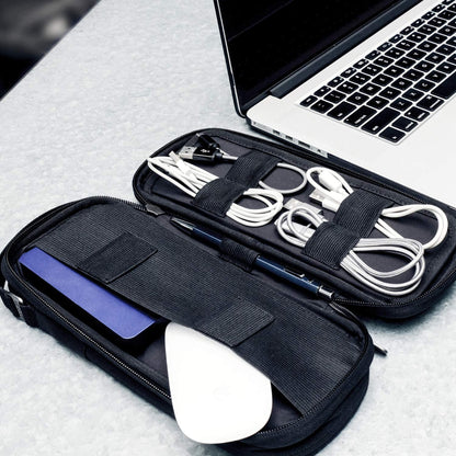 Multi-compartment travel accessory bag│Simple organization‧Compact and lightweight