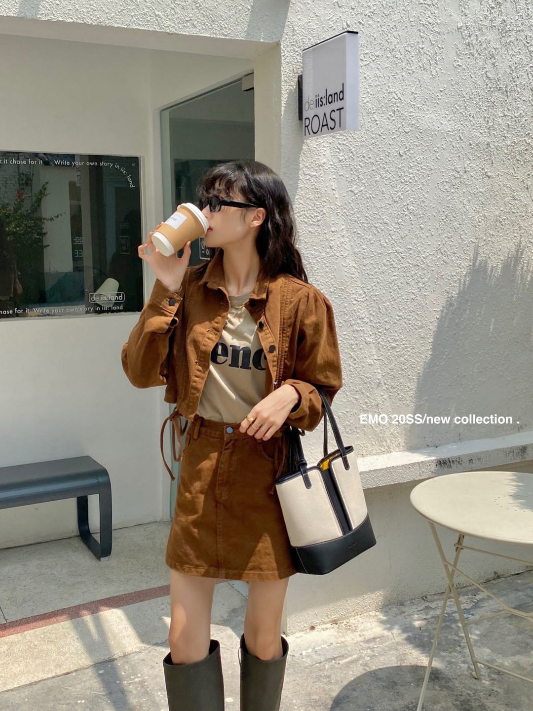 Canvas Bucket Bag