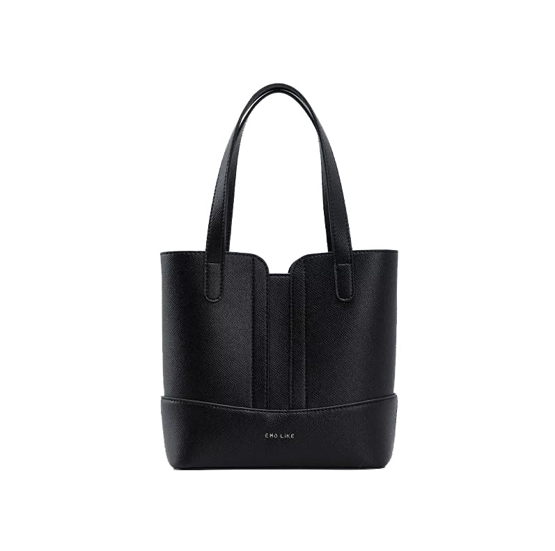 Microfiber leather bucket bag