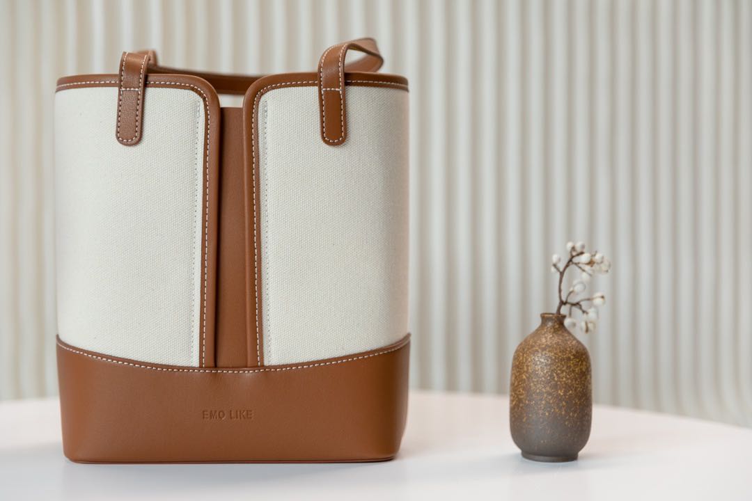 Canvas Bucket Bag
