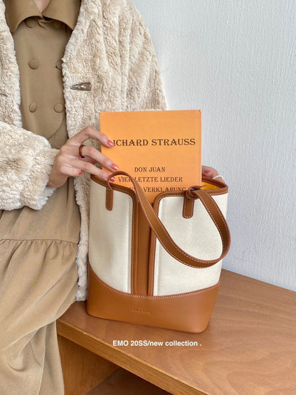 Canvas Bucket Bag