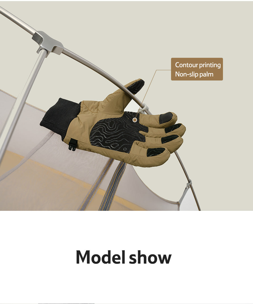 Multifunctional outdoor warm gloves
