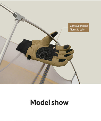 Multifunctional outdoor warm gloves