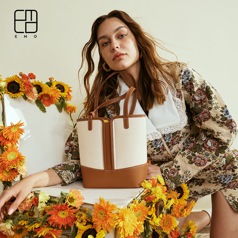 Canvas Bucket Bag