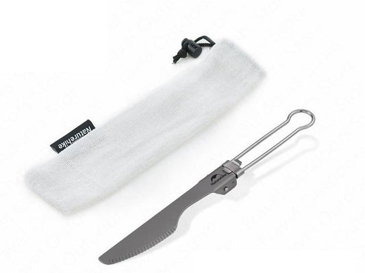 C001 Titanium Alloy Outdoor Travel Folding Tableware - Knife