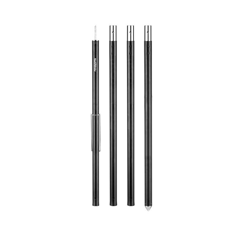 20PJ 露營2.4米鋁合金天幕柱 (黑) Aluminum Alloy Trap Pole (Black)