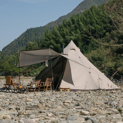 Ranch series octagonal pyramid tent for five to eight people