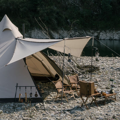 Ranch series octagonal pyramid tent for five to eight people