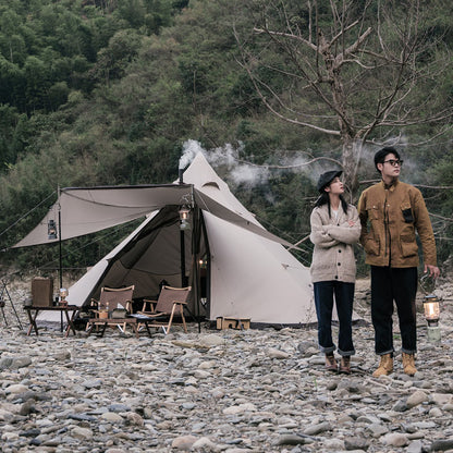 Ranch series octagonal pyramid tent for five to eight people