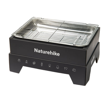 Disposable Grill (With Charcoal) - Black/White