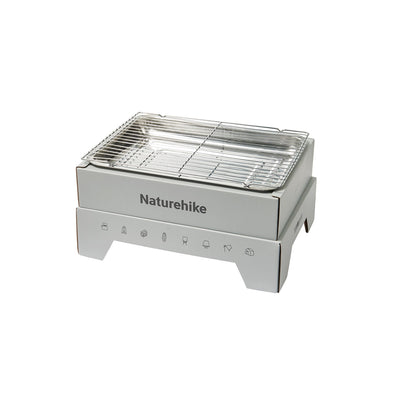 Disposable Grill (With Charcoal) - Black/White