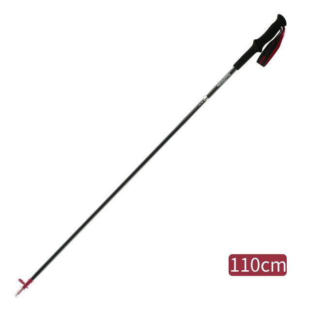 ST08 Lightweight Carbon Fiber 4-Node Z Trekking Pole (110cm) - Purple 4-Node All Carbon Folding Trekking Pole (Purple)/ 110cm