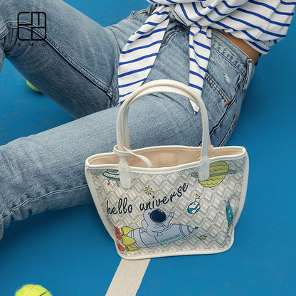 Upgraded version of graffiti bag (horizontal version - small) Graffiti Totebag Small