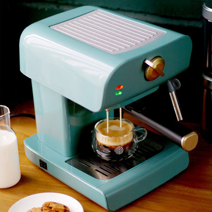 Retro Italian semi-automatic coffee machine│Latte art‧Milk foam‧Homemade‧At home‧Enjoy life