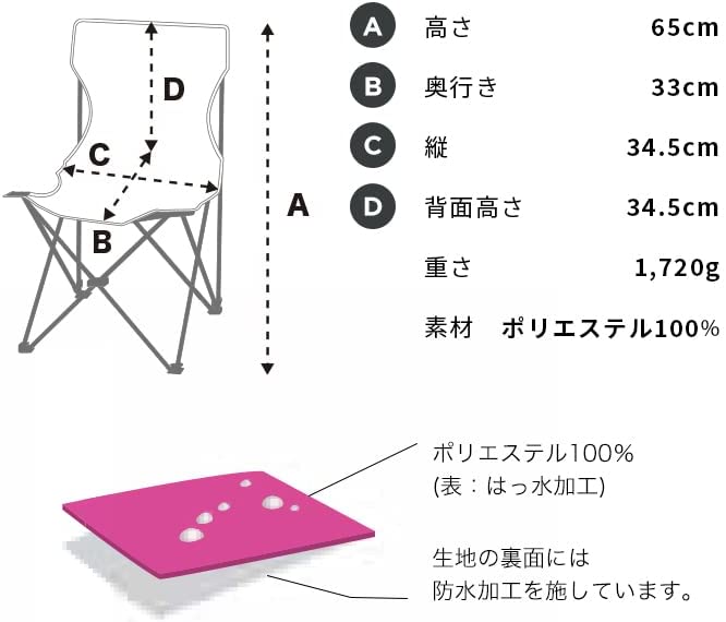 Ice flower painted small folding chair│Must have for queuing‧Going out‧Waterproof‧Camping‧Fishing