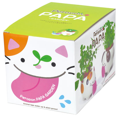 Peroppon PAPA automatic water-absorbing potted plant-basil/wild strawberry/clover