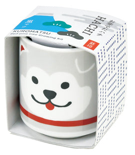 Cute Shiba Inu shaped cup - chamomile/melon balm/red pine/black pine