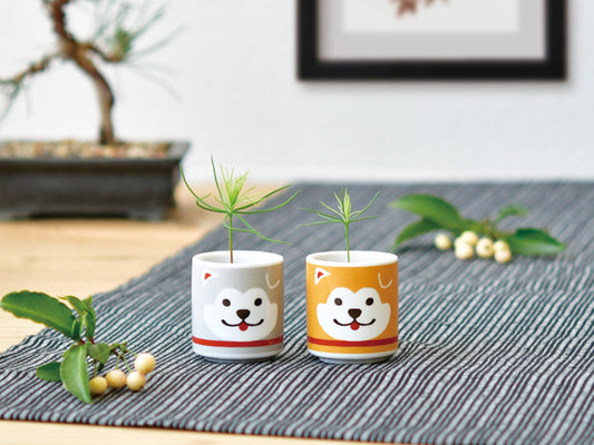 Cute Shiba Inu shaped cup - chamomile/melon balm/red pine/black pine