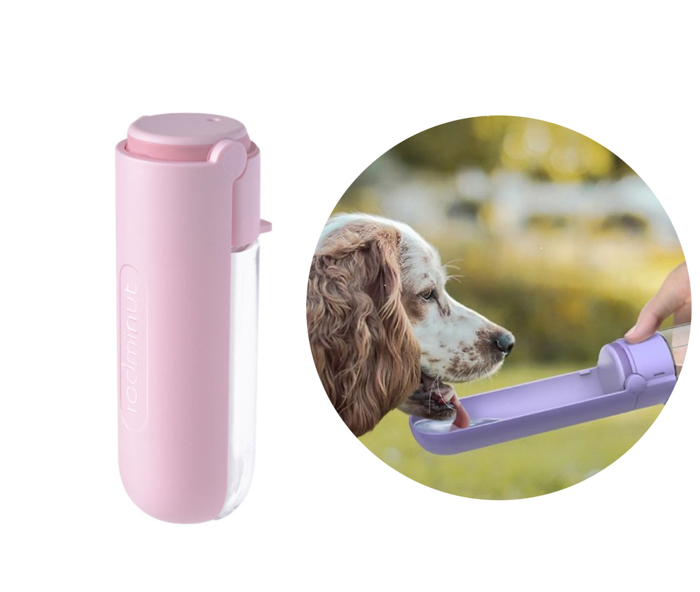 Portable dog drinking bottle│Walk with your pet‧Extra long sink